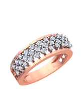 18K Gold & Diamond Ring For Women KRB10268